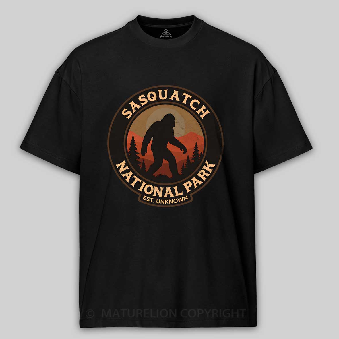 Maturelion Sasquatch National Park Cotton T-shirt