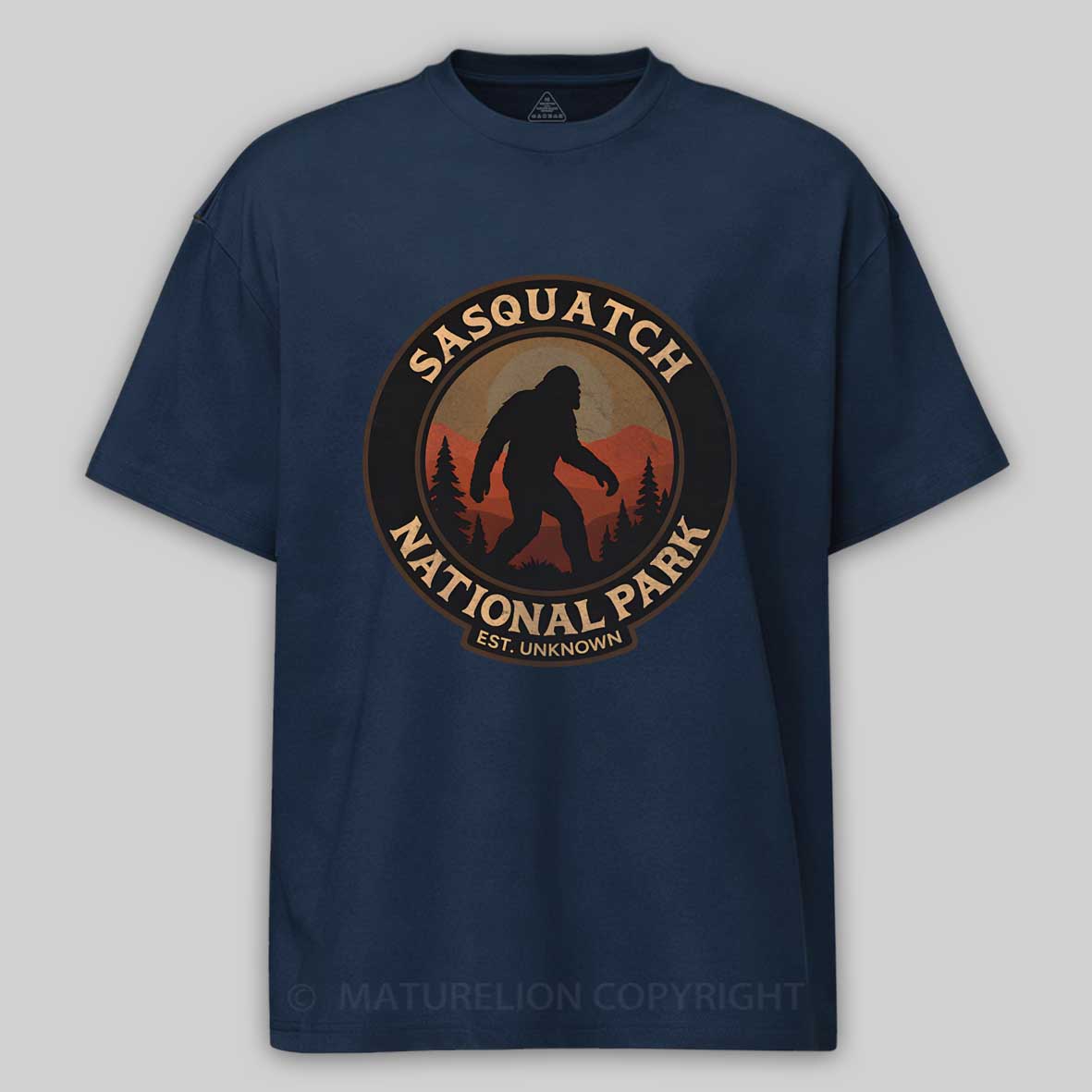 Maturelion Sasquatch National Park Cotton T-shirt