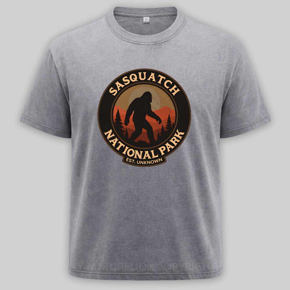 Maturelion Sasquatch National Park Washed T-shirt
