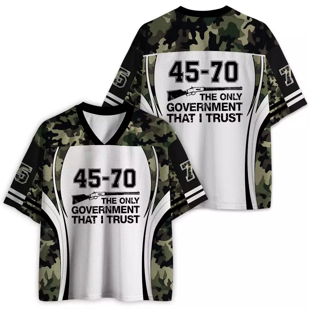 Maturelion 45-70 The Only Government I Trust Mesh Jersey