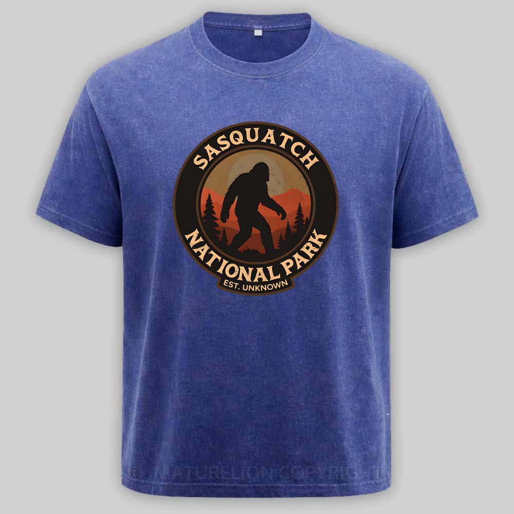 Maturelion Sasquatch National Park Washed T-shirt