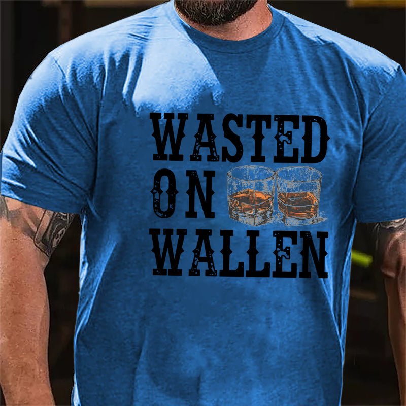 Wasted On Wallen Cotton T-shirt-Maturelion