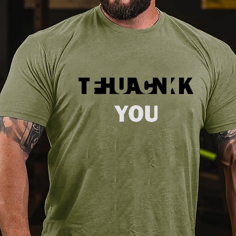 Thank You Fuck You Cotton T-shirt-Maturelion