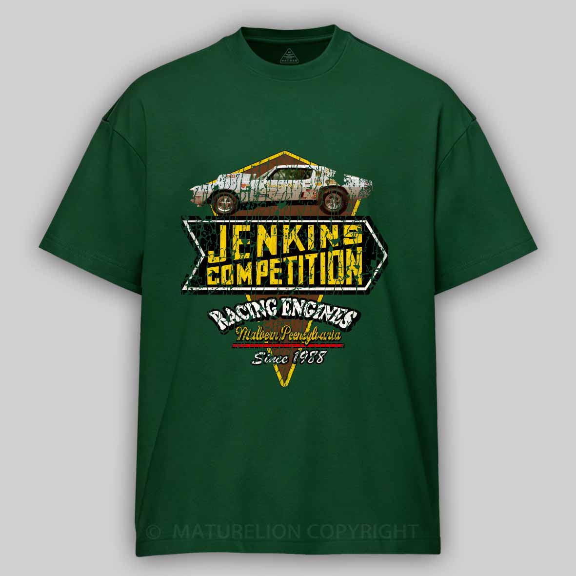 Maturelion JENKINS COMPETITION RACING ENGINES // 1955 VINTAGE Cotton T-shirt