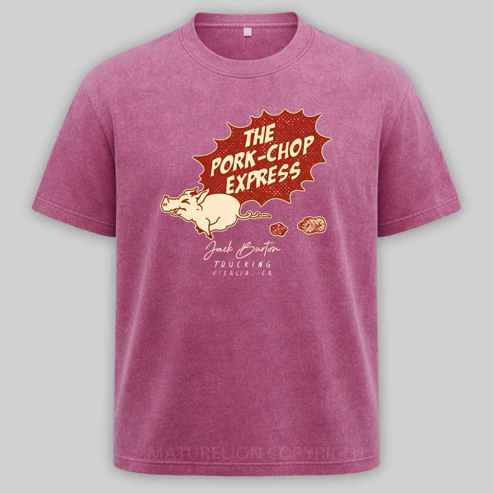 Maturelion The Pork Chop Express Vintage Washed T-shirt