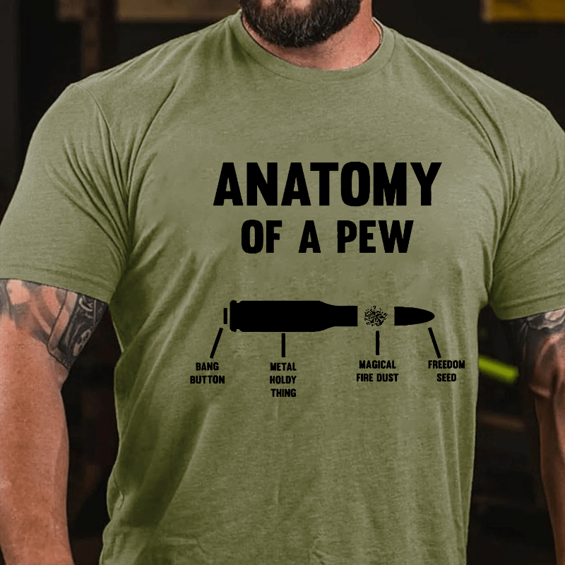 Anatomy Of A Pew Cotton T-shirt (Free Customization)