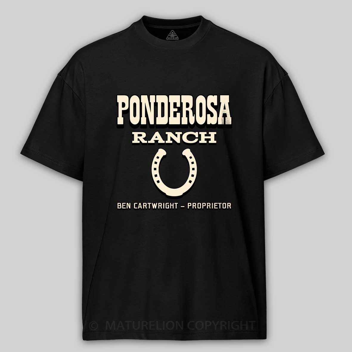 Maturelion Ponderosa Ranch Funny Movie T-shirt