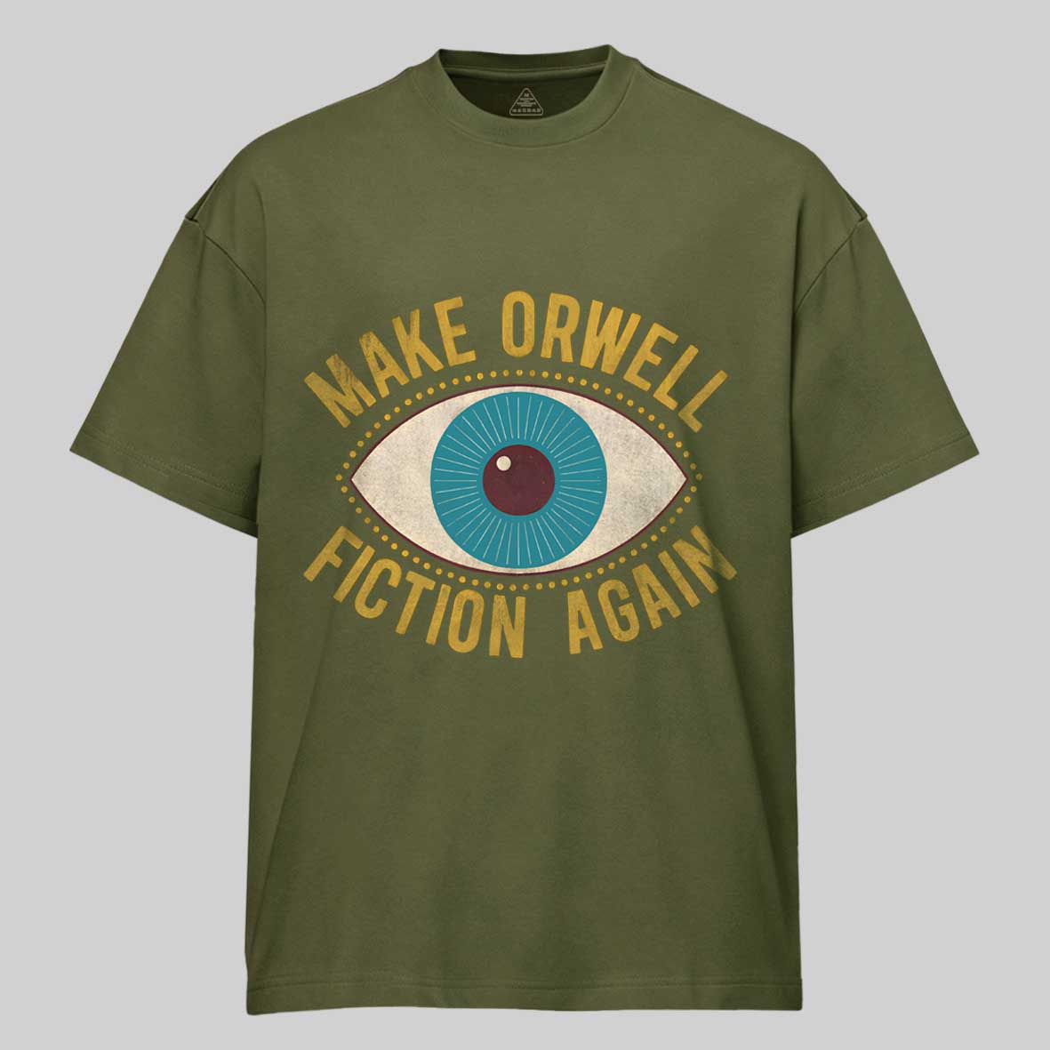 Maturelion Make Orwell Fiction Again Cotton T-shirt