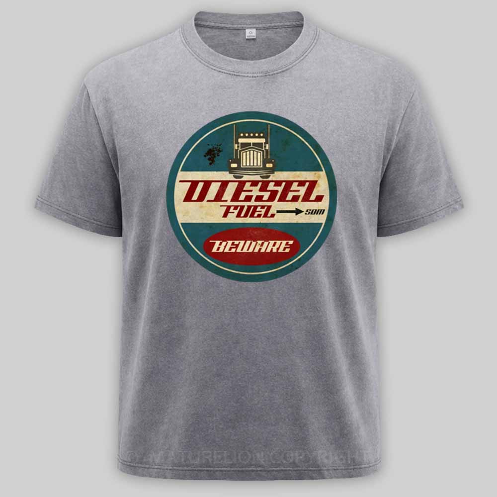 Maturelion Diesel Fuel Washed T-shirt