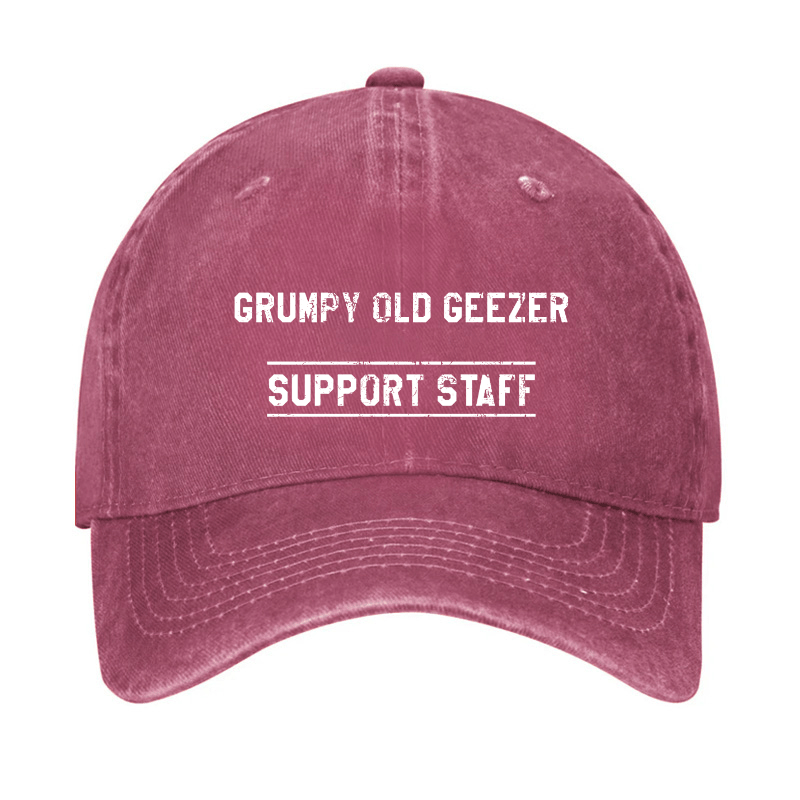 Grumpy Old Geezer Support Staff Cap-Maturelion