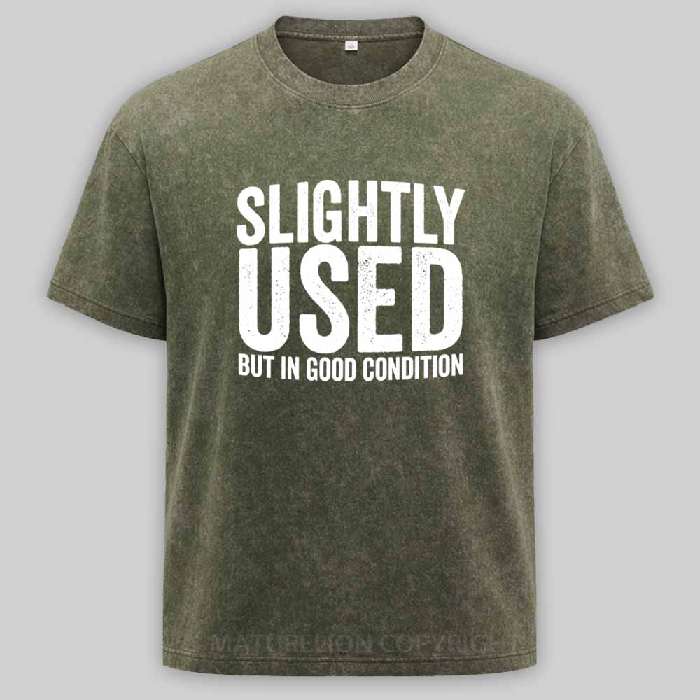 Maturelion Slightly Used But In Good Condition Washed T-shirt