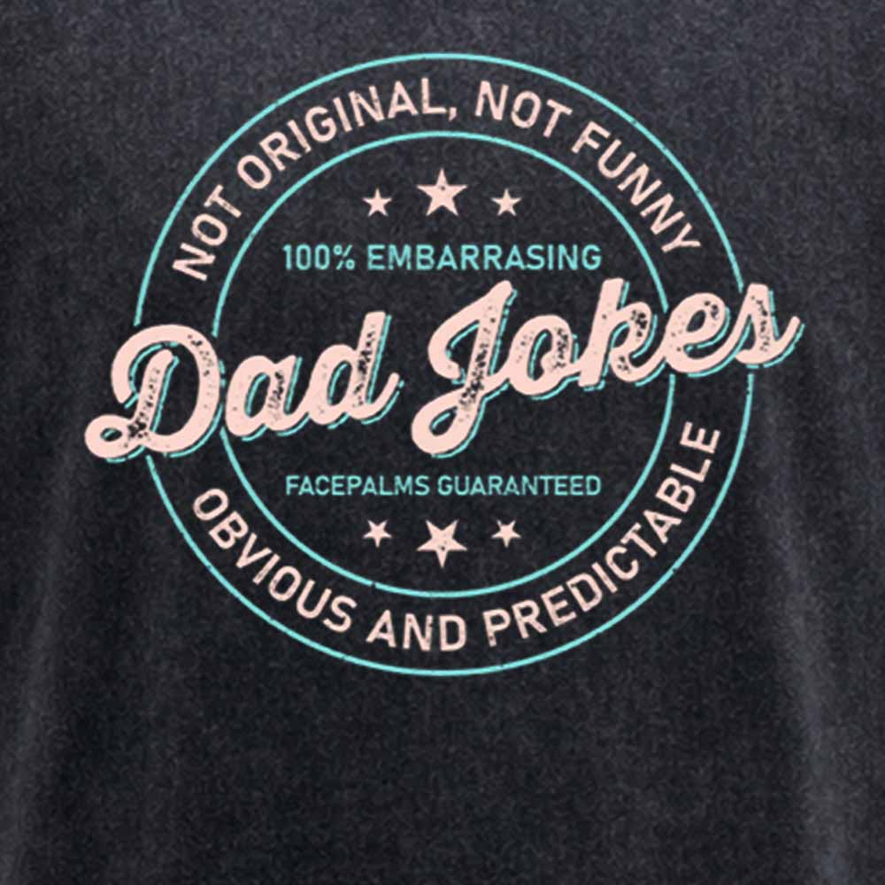 Maturelion Vintage Dad Jokes Washed T-shirt