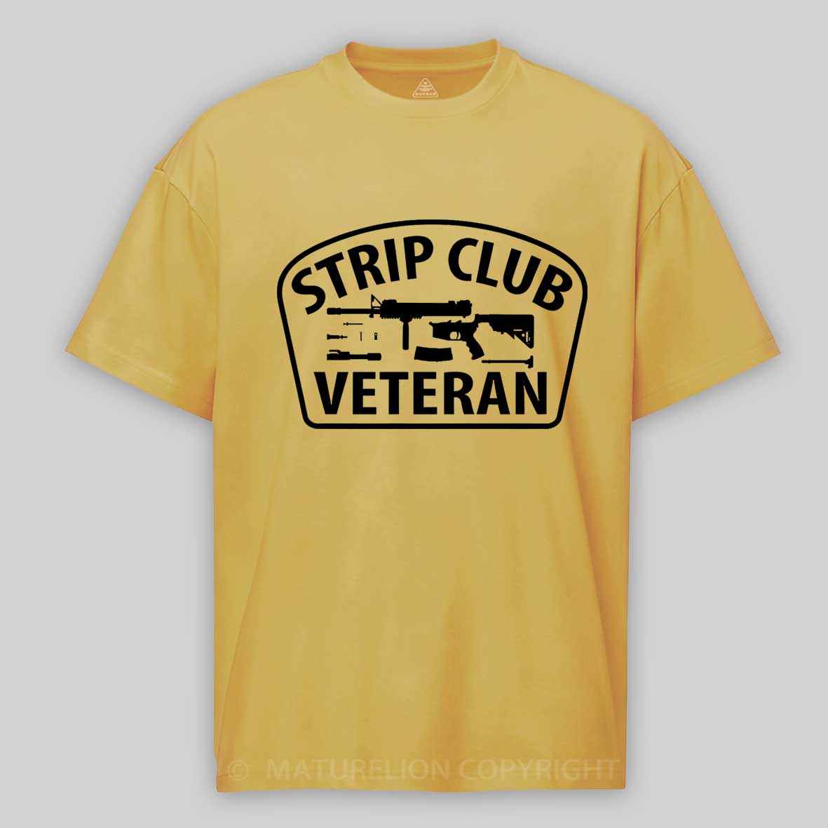 Maturelion Men's T-Shirt Strip Club Veteran Cotton T-Shirt