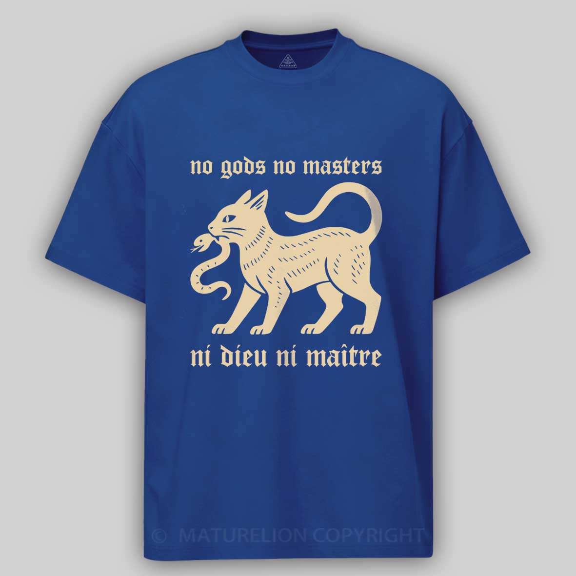 Maturelion Ni Dieu Ni Matre  Cotton T-shirt