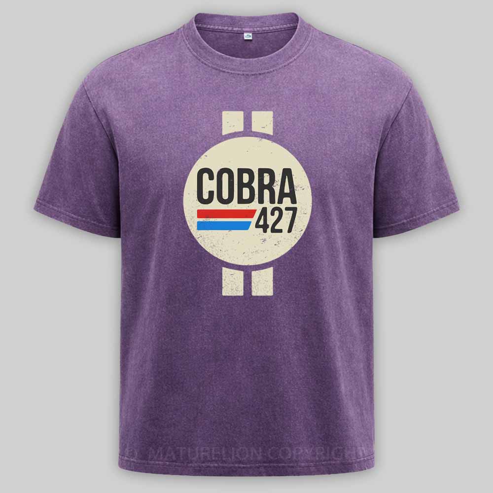 Maturelion Cobra 427 Retro Logo Washed T-shirt