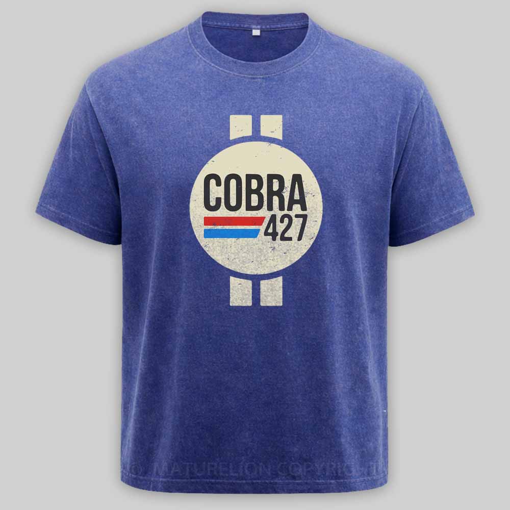 Maturelion Cobra 427 Retro Logo Washed T-shirt