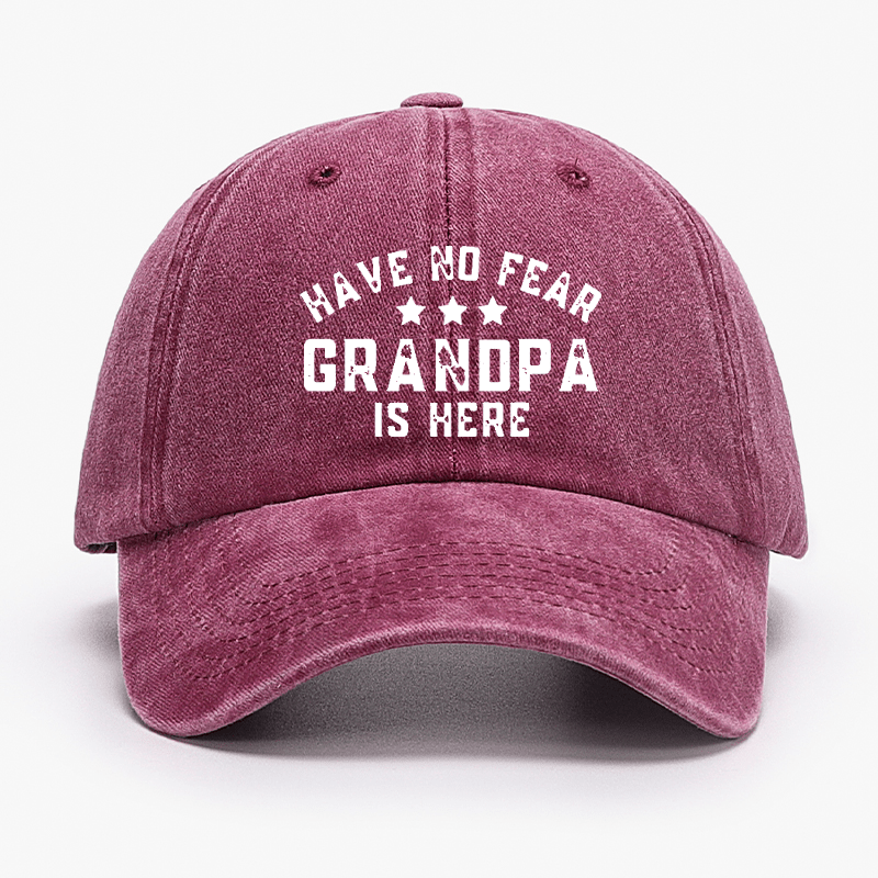 Have No Fear Grandpa Is Here Cap-Maturelion