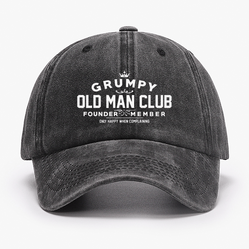 Grumpy Old Man Club Cap (Free Customization)-Maturelion