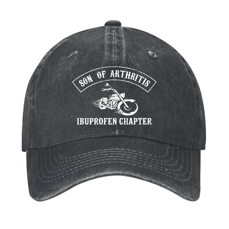 Sons Of Arthritis Ibuprofen Chapter Funny Biker Cap-Maturelion