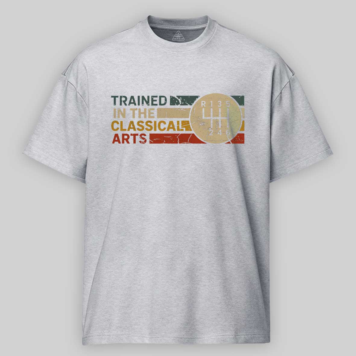 Maturelion TRAINED IN THE CLASSICAL ARTS - GRUNGE RETRO MANUAL Cotton T-shirt