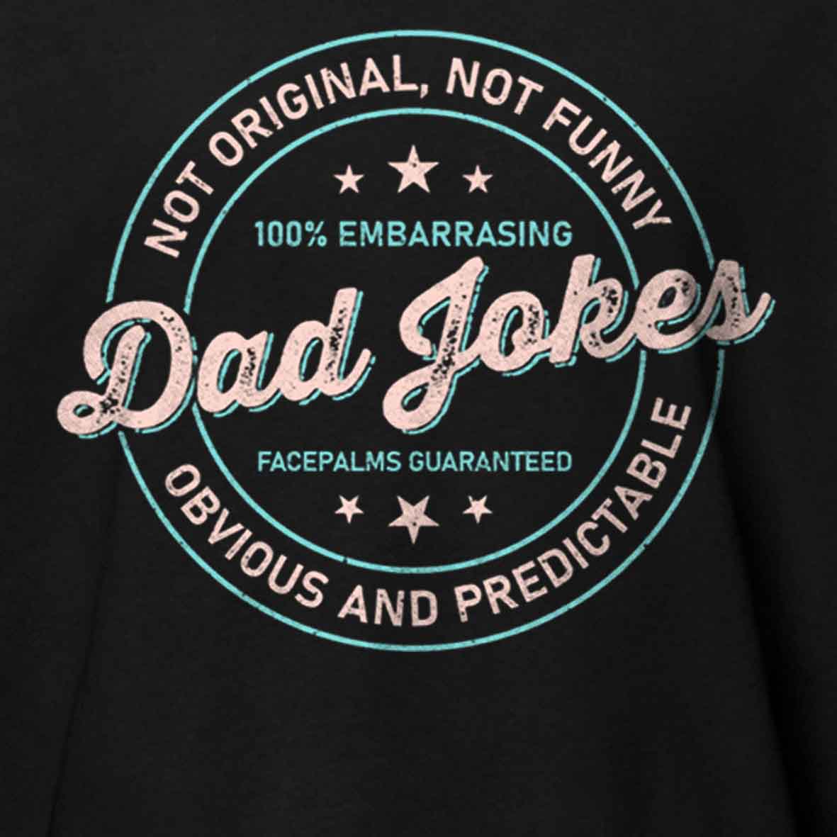 Maturelion Vintage Dad Jokes Cotton T-shirt
