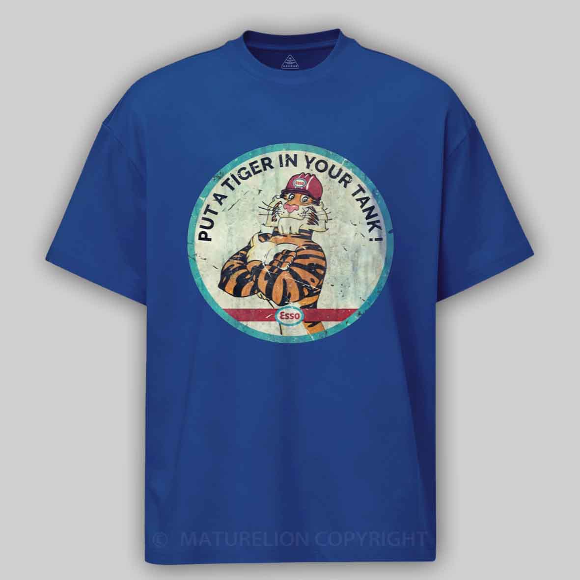 Maturelion Put a Tiger in Your Tank Cotton T-shirt