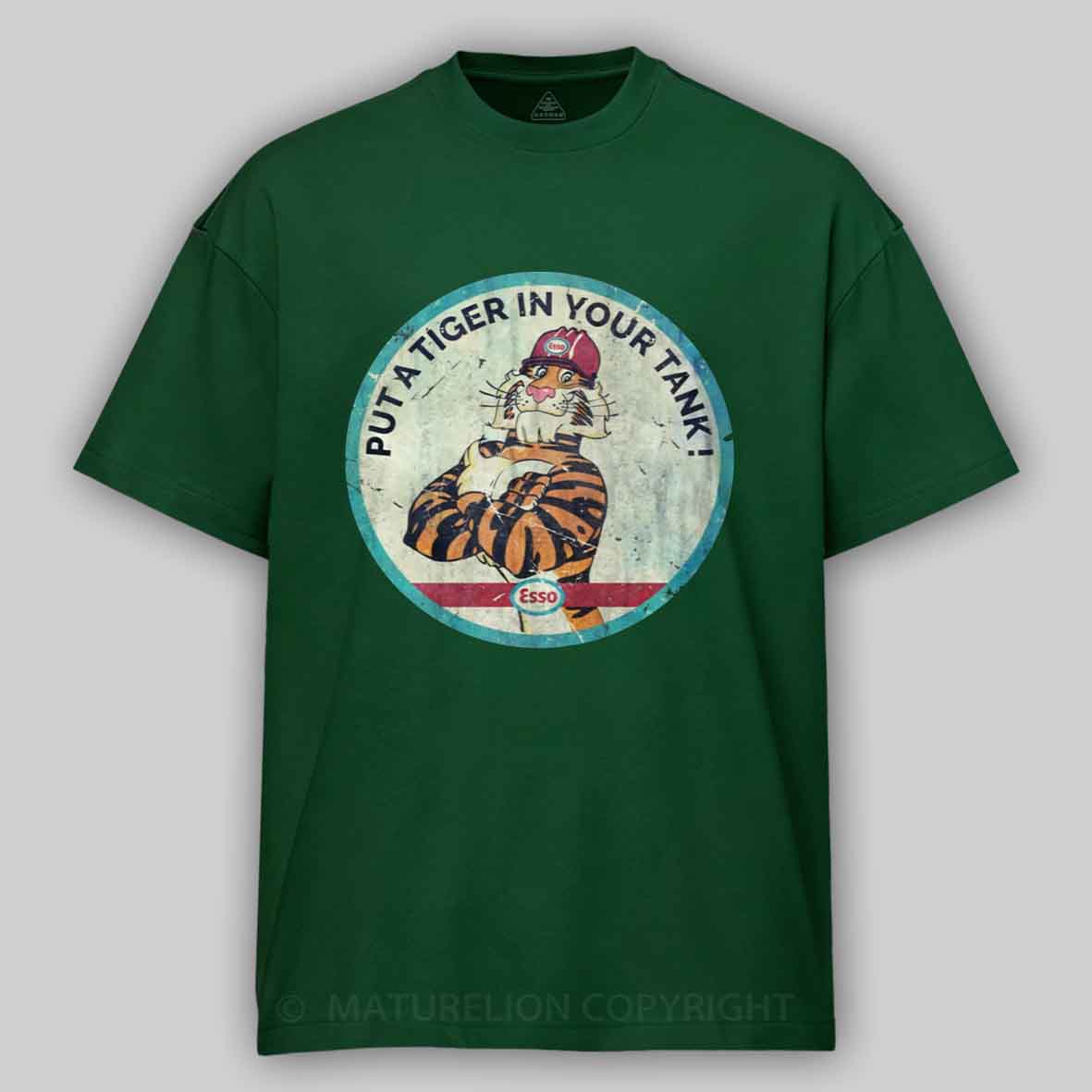Maturelion Put a Tiger in Your Tank Cotton T-shirt