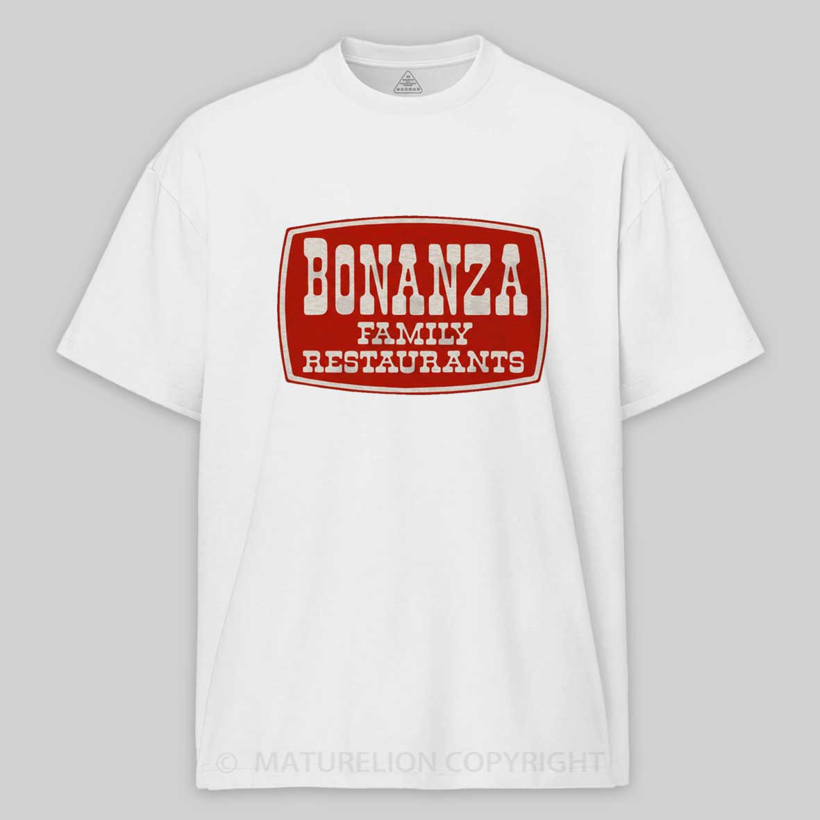 Maturelion Bonanza Family Restaurants Funny Movie T-shirt