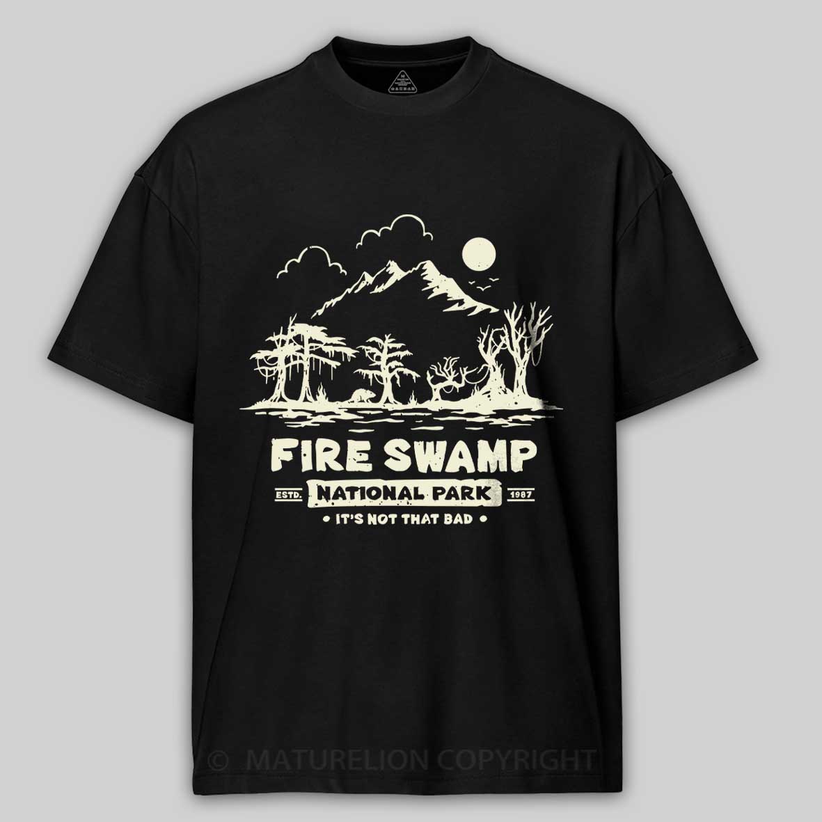 Maturelion Fire Swamp National Park Cotton T-shirt