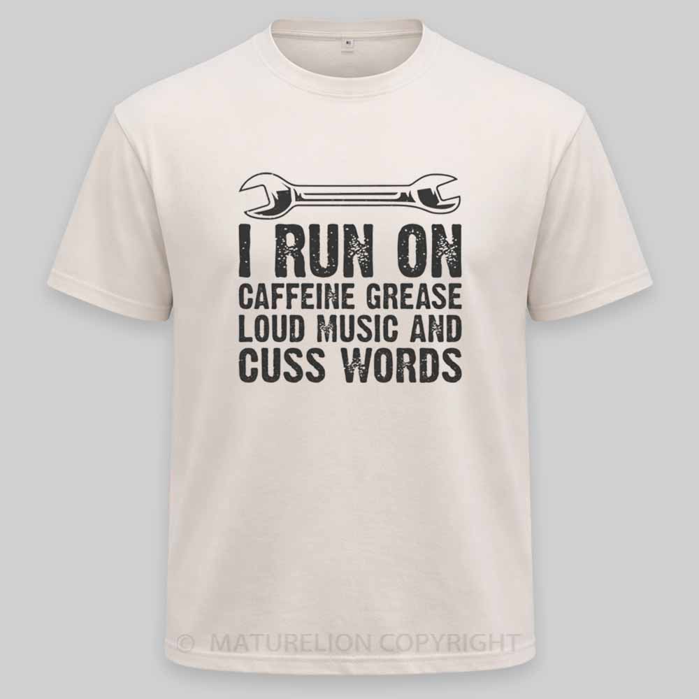 Maturelion Car Auto Motorcycle Mechanic Funny Sayings And Diesel Gifts Washed T-shirt