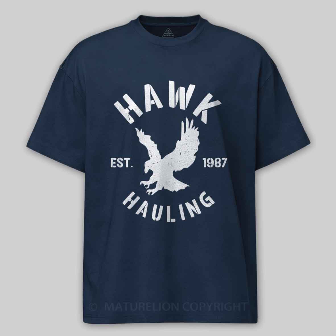 Maturelion Hawk-Hauling Cotton T-shirt