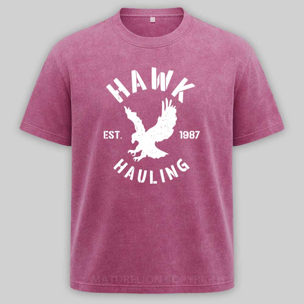 Maturelion Hawk-Hauling Washed T-shirt