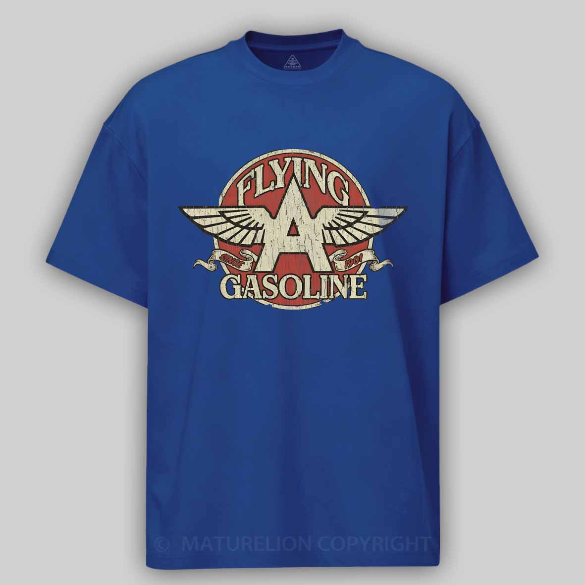 Maturelion Flying A Gasoline 1901 Cotton T-shirt
