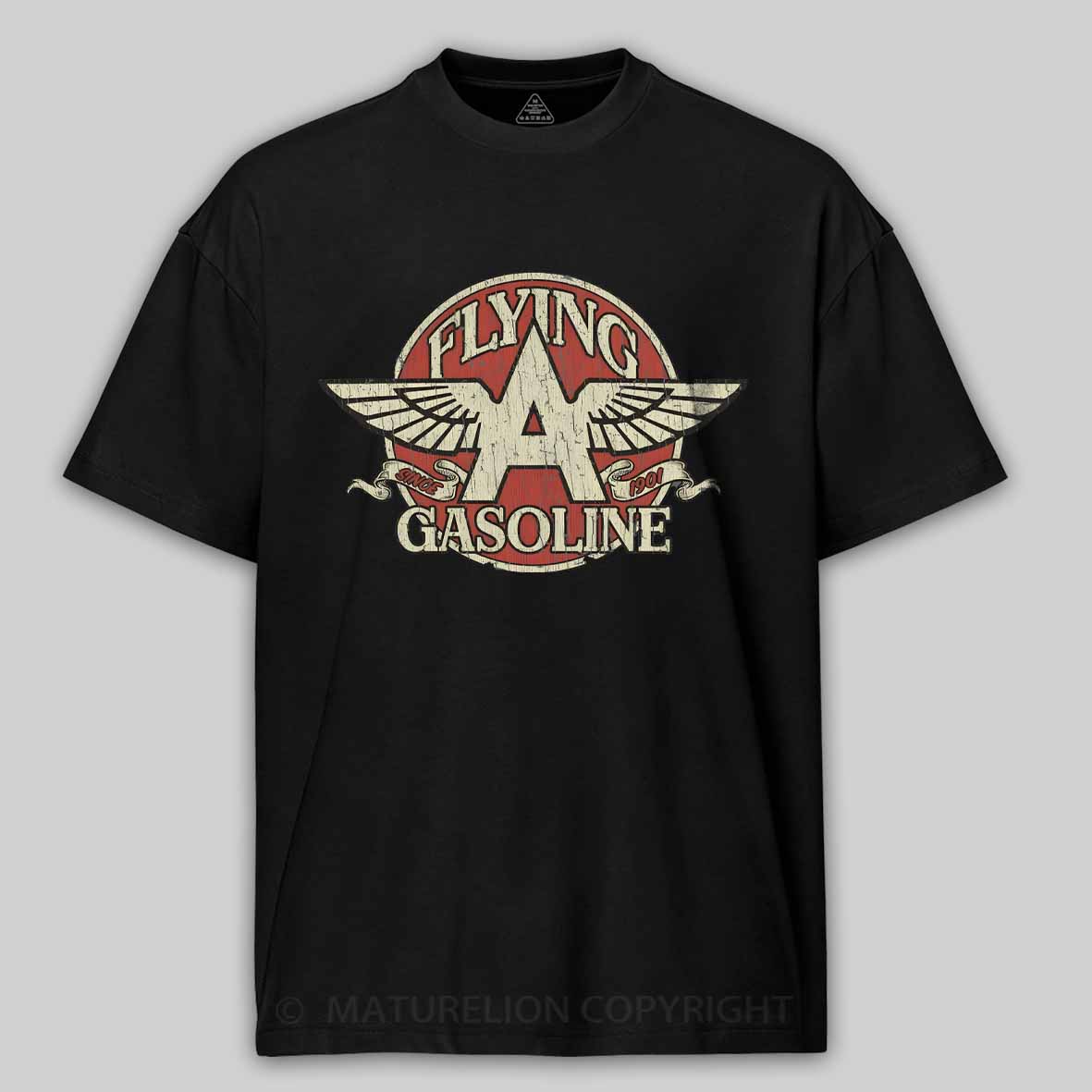 Maturelion Flying A Gasoline 1901 Cotton T-shirt