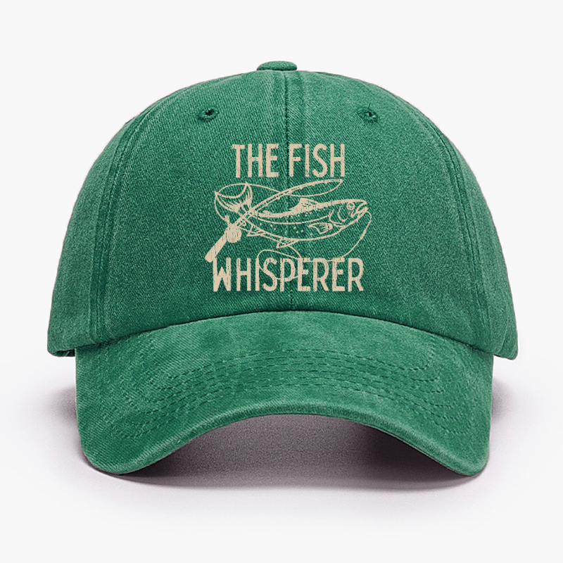 The Fish Whisperer Funny Fishing Cap -Maturelion