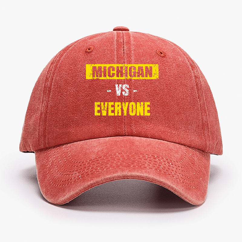 Michigan Vs Everyone Pride Baseball Cap-Maturelion