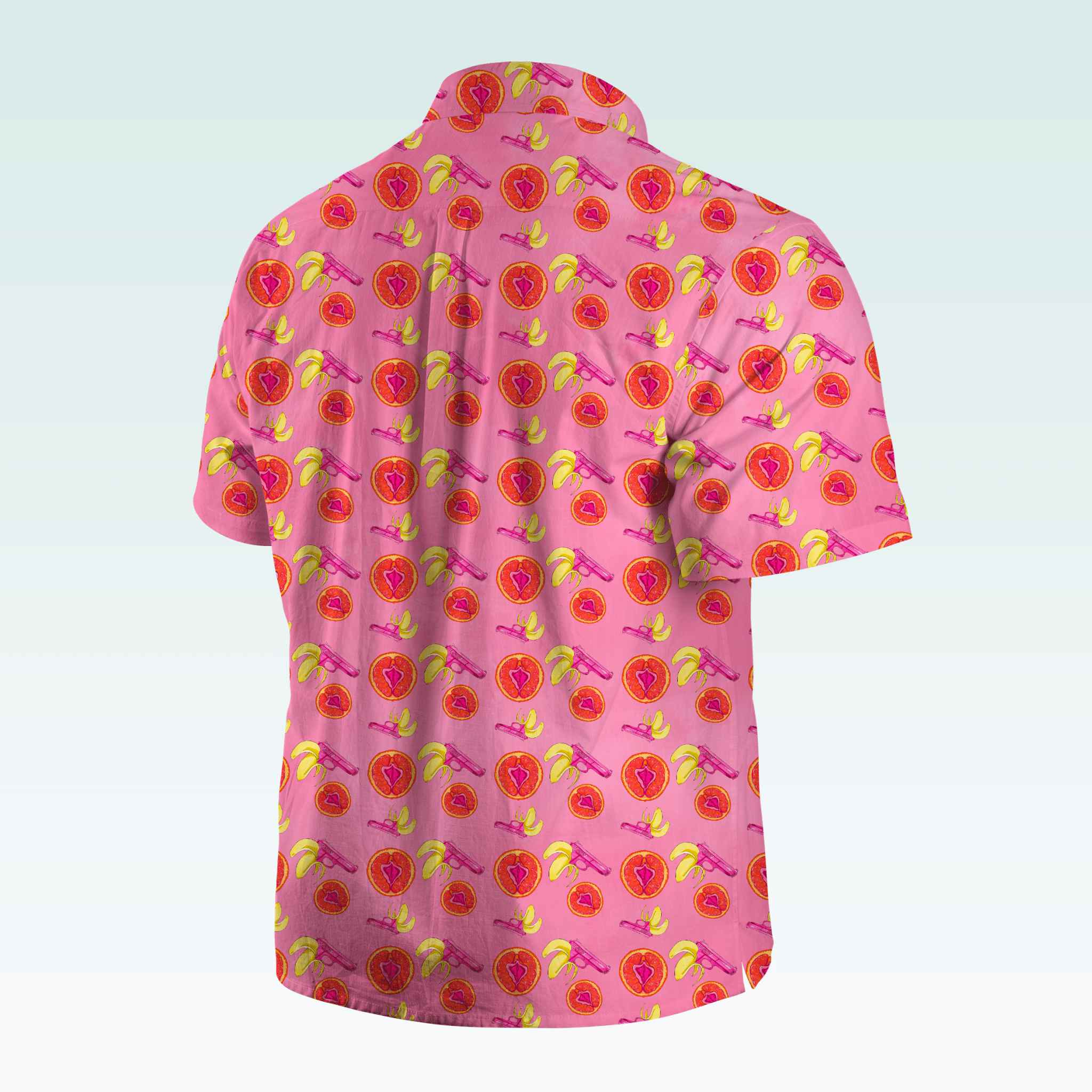 Maturelion Men's Button Pocket Shirt Just Eat It Hawaiian Shirt