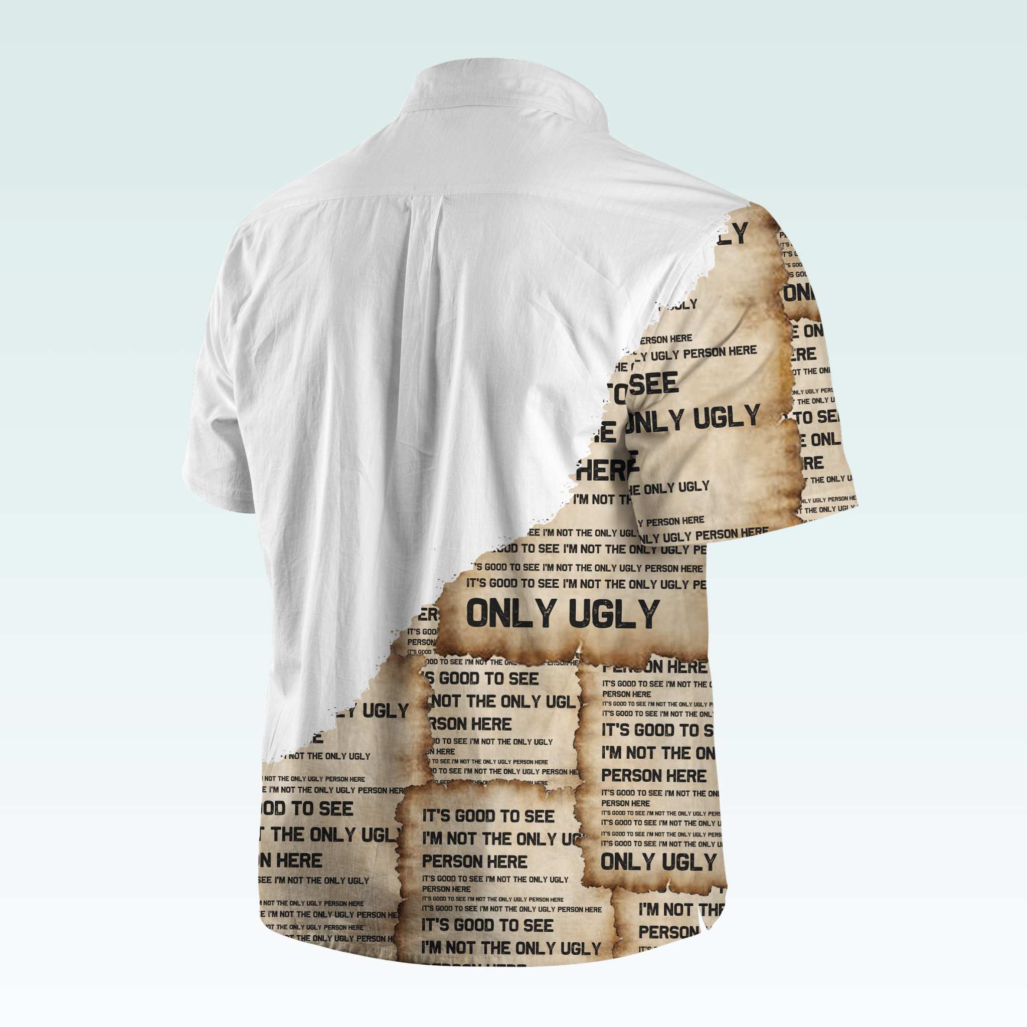 Maturelion Men's Button Pocket ShirtIt's Good To See I'm Not The Only Ugly Person Here Hawaiian Shirt