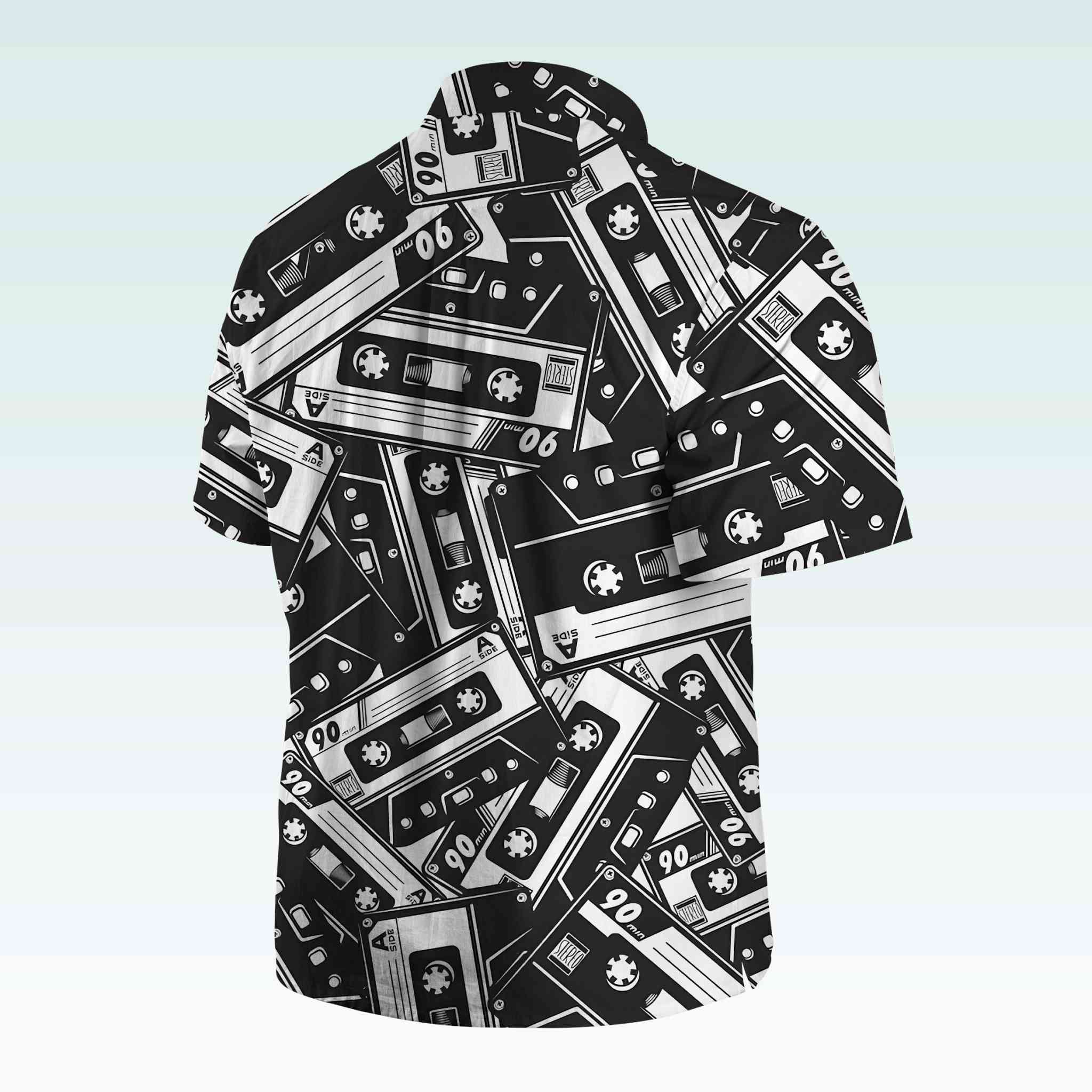 Maturelion Men's Button Pocket ShirtVintage 90s Hawaiian Shirt