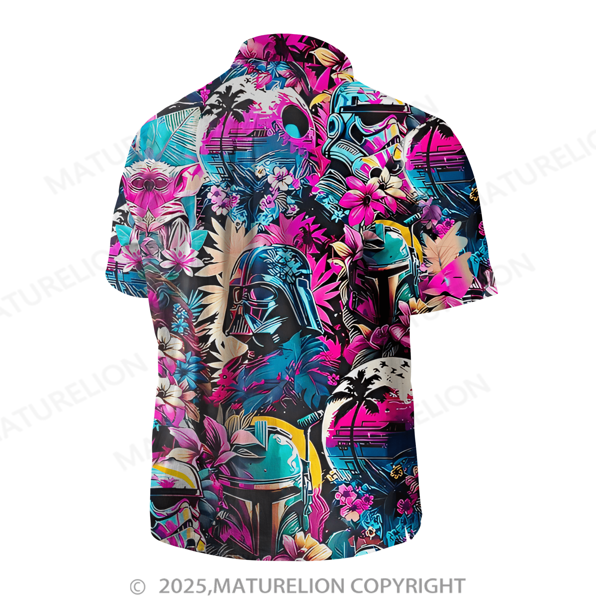 Maturelion tropical flowers Hawaiian Shirt