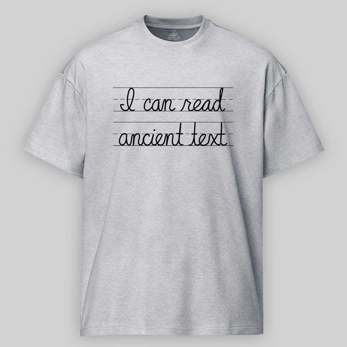 Maturelion Ancient Text Cotton T-shirt