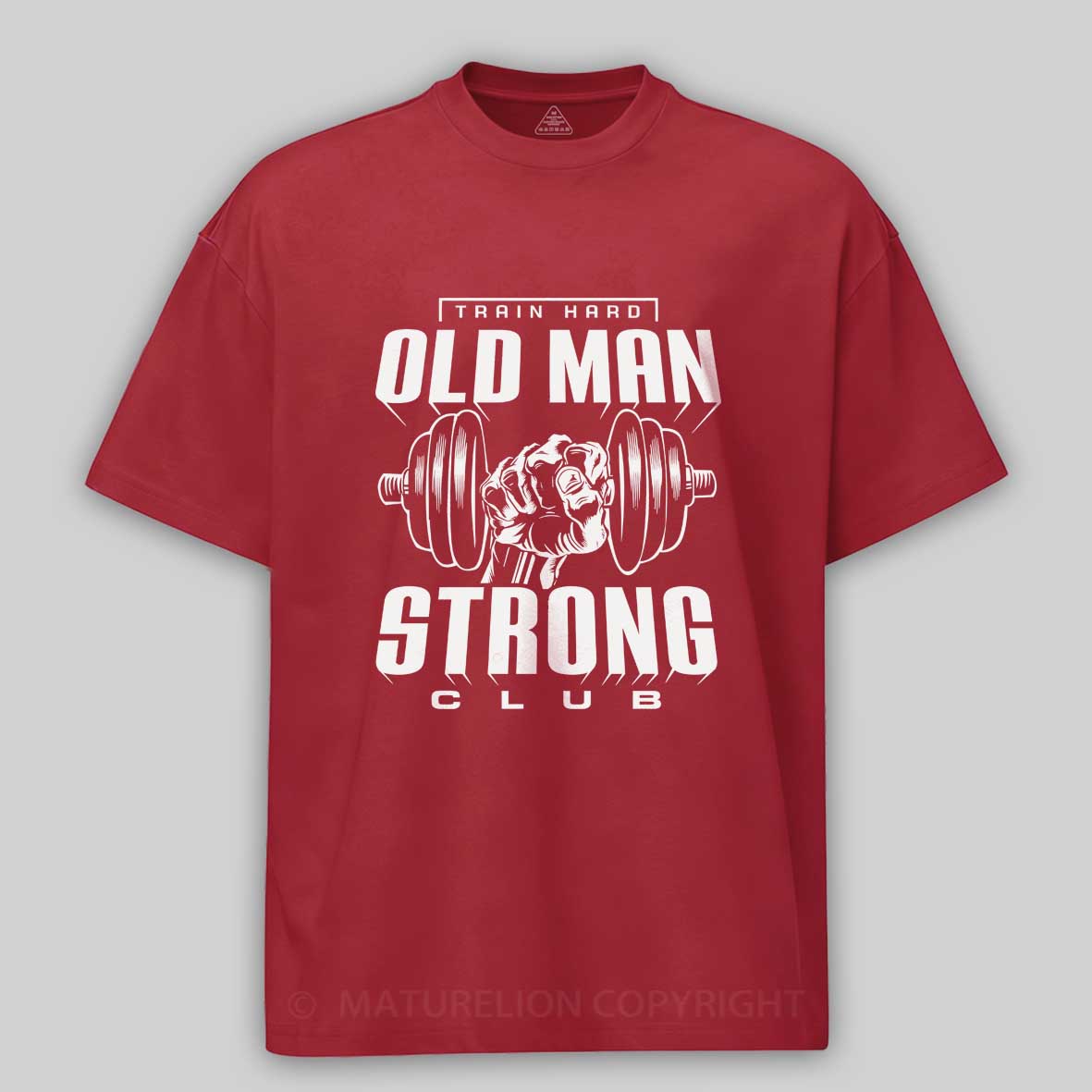 Maturelion OLD MAN STRONG Cotton T-shirt