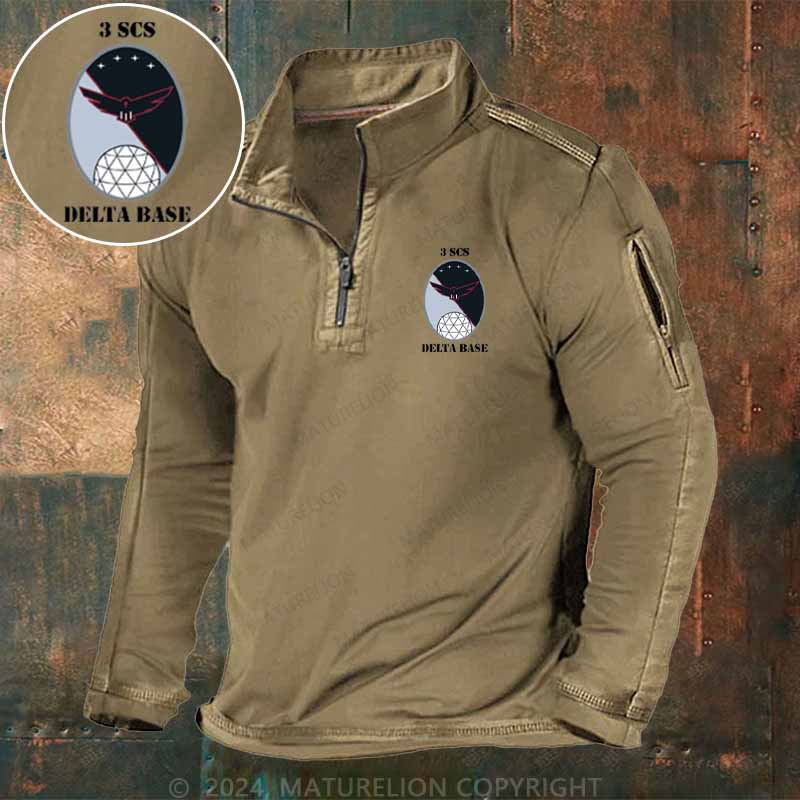 Maturelion Men's Henley Shirt 3 SCS DELTA BASE Henley Shirt