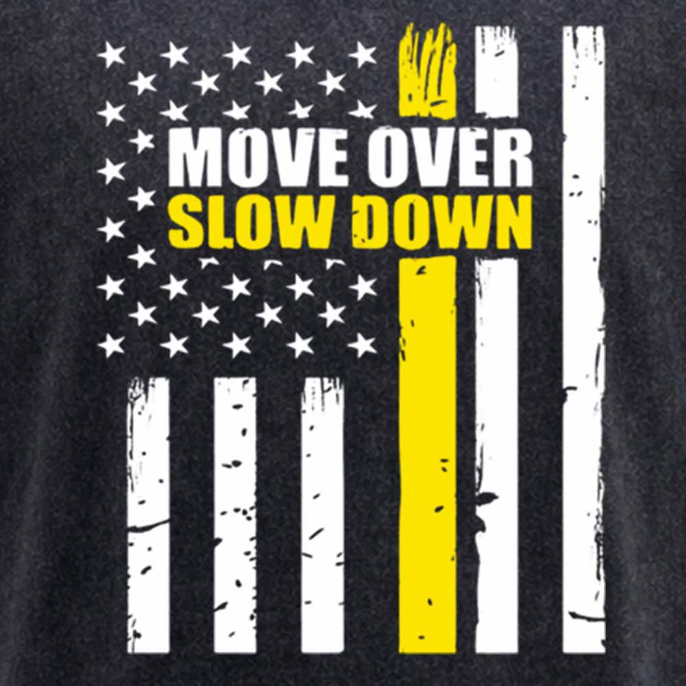 Maturelion Tow Truck Driver Move Over Slow Down Washed T-shirt