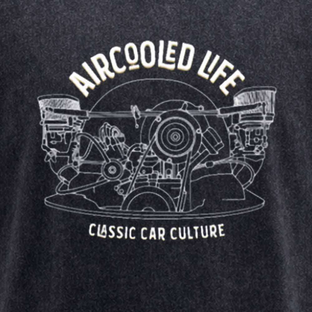 Maturelion  Aircooled Life - Classic Car Culture Washed T-shirt