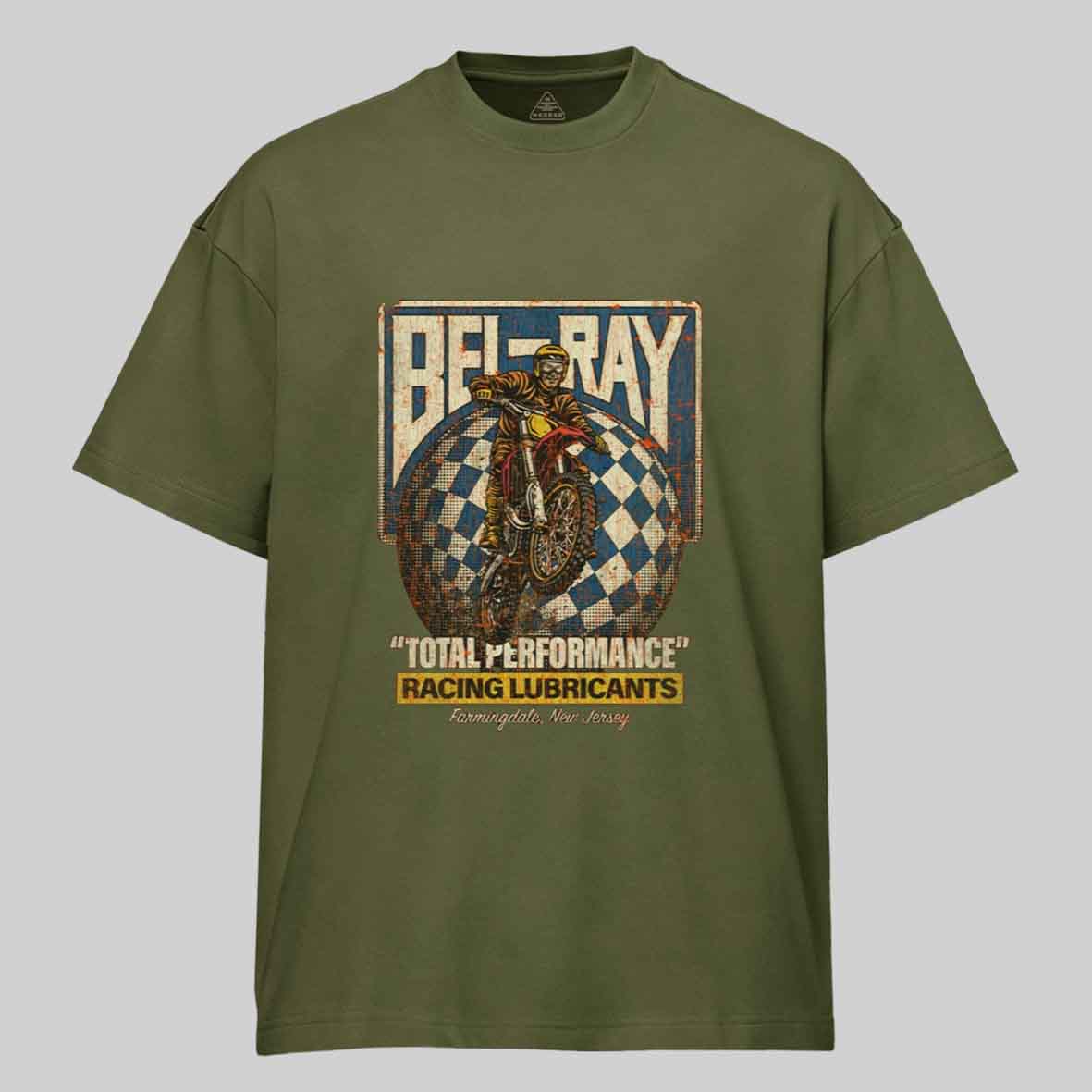 Maturelion Bel-Ray Racing Lubricants 1982 Cotton T-shirt