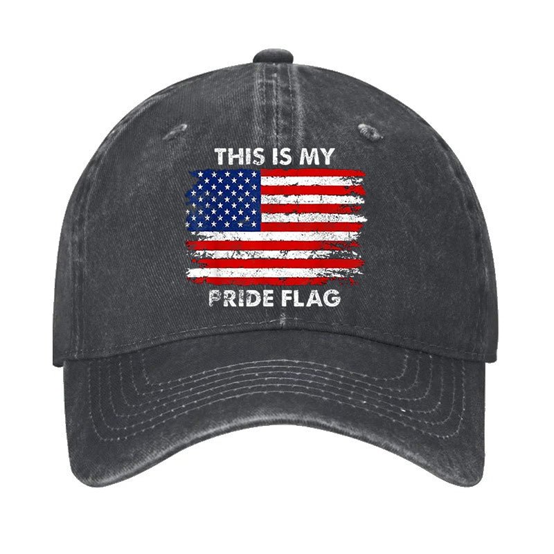 This Is My Pride Flag USA Flag Print Cap-Maturelion