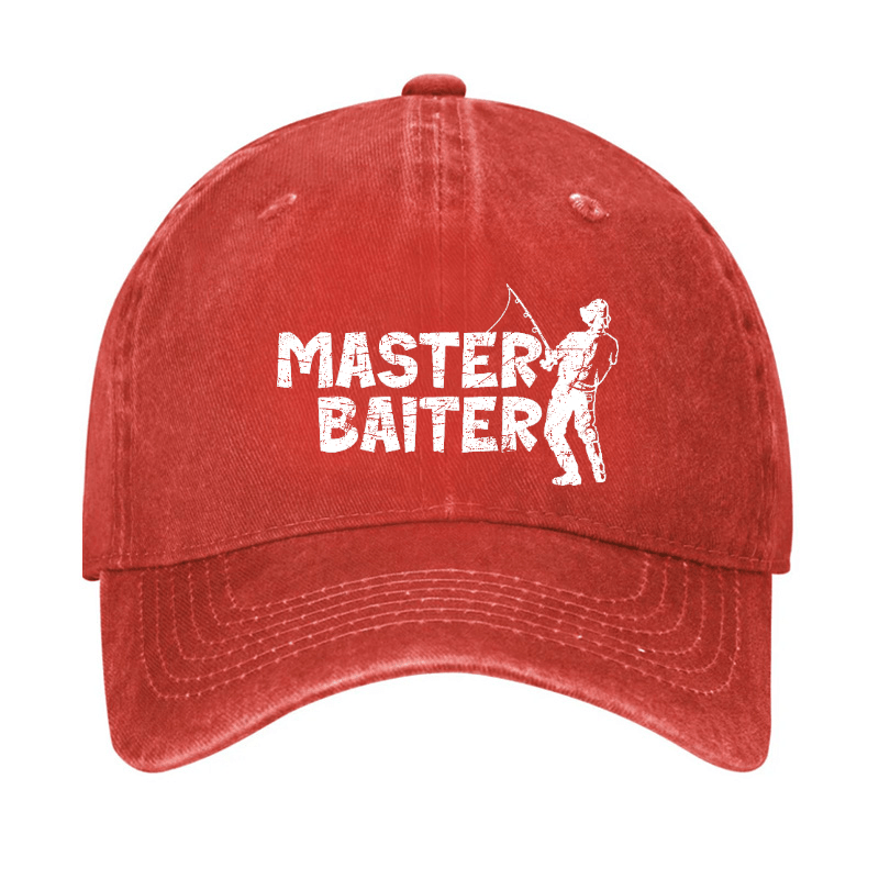 Master Baiter Fishing Baseball Cap -Maturelion