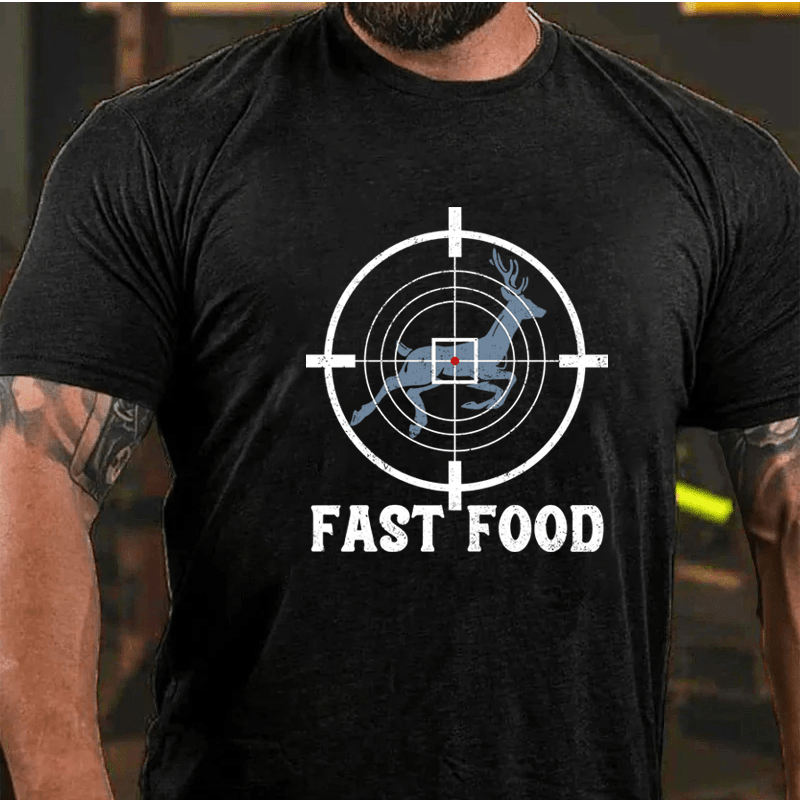 MATURELION FAST FOOD COTTON T-SHIRT-Maturelion