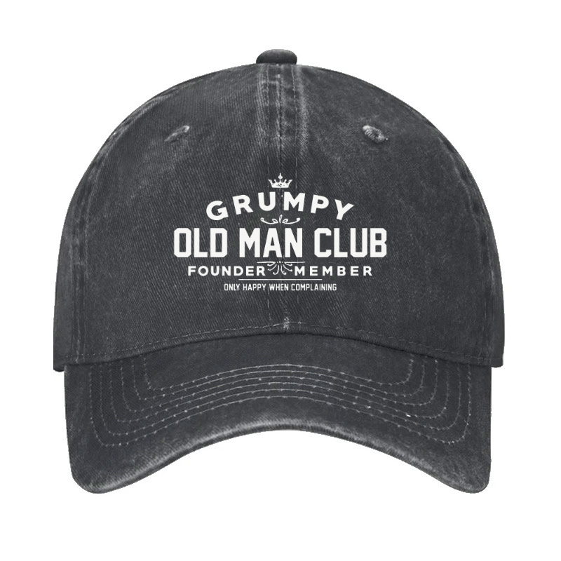 Grumpy Old Man Club Cap (Free Customization)-Maturelion